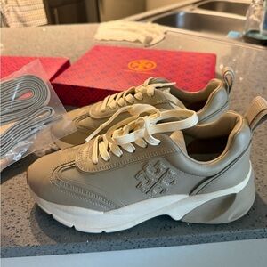 Tory Burch Beige Sneakers